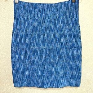 BCBG MAXAZRIA Blue Skirt